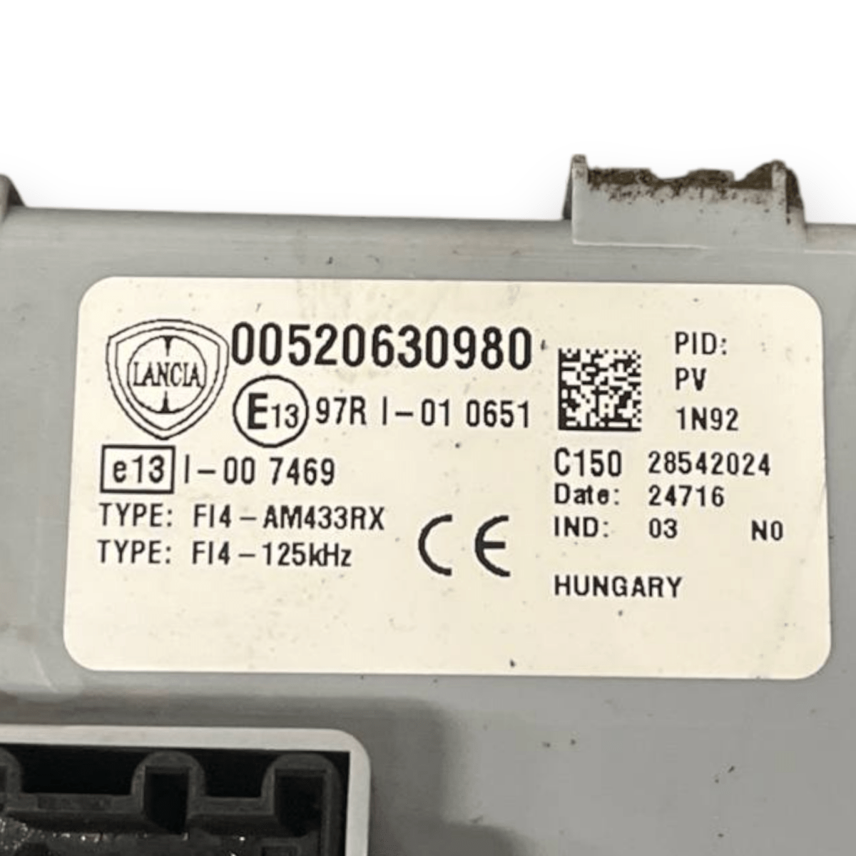 Centralina Body Computer Lancia Ypsilon II 1.2 Benzina (2011 al 2023) cod: 00520630980