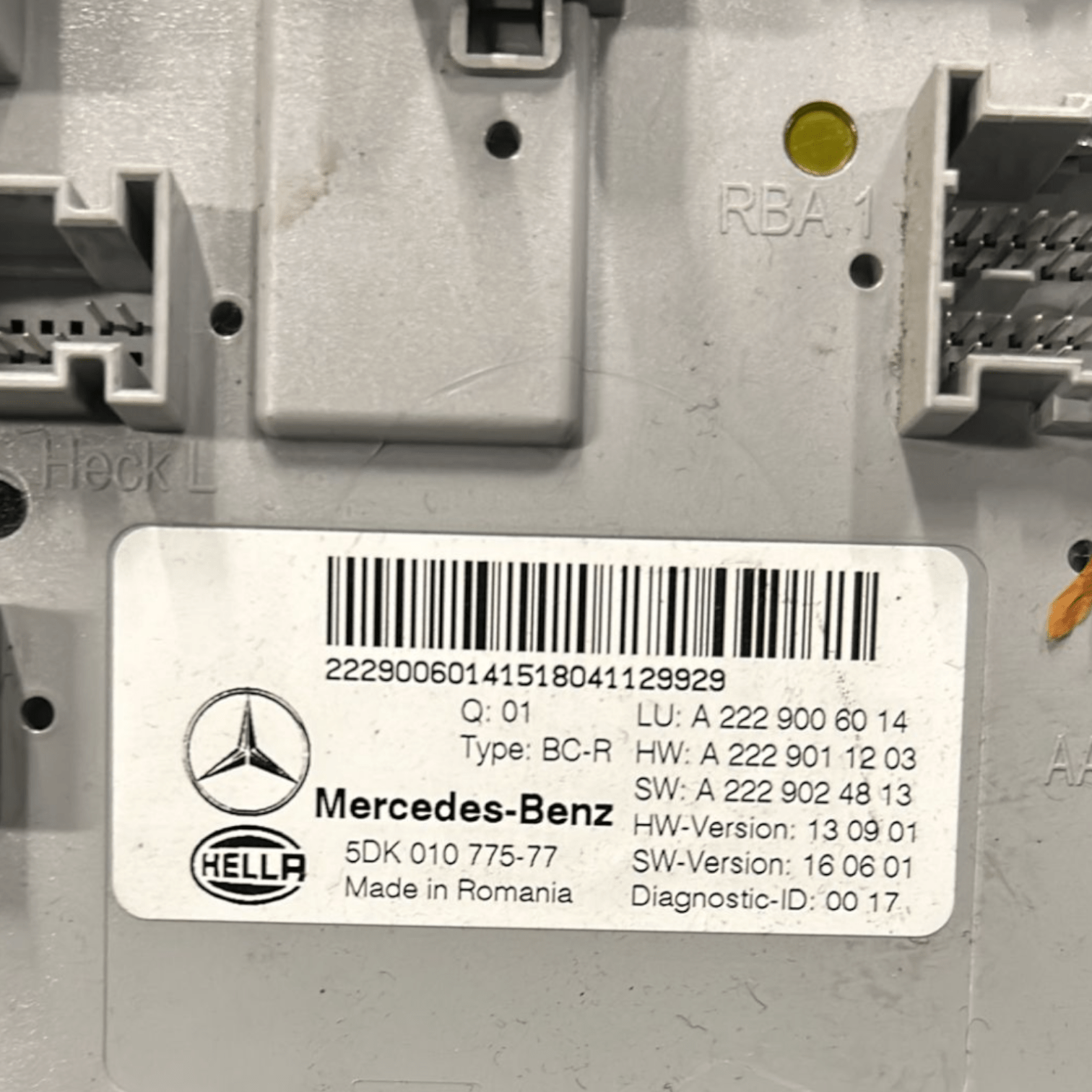 Centralina Body Computer Mercedes Benz Glc 2.2 Diesel cod:A2229006014 (2015 > 2022)