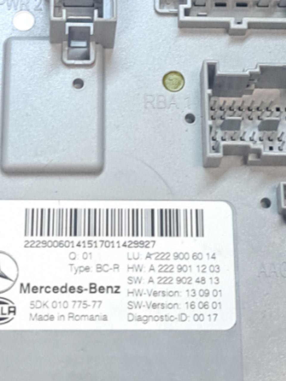 Centralina Body Computer Mercedes GLC X253 2.2 Diesel (2015-2022) COD:A2229006014