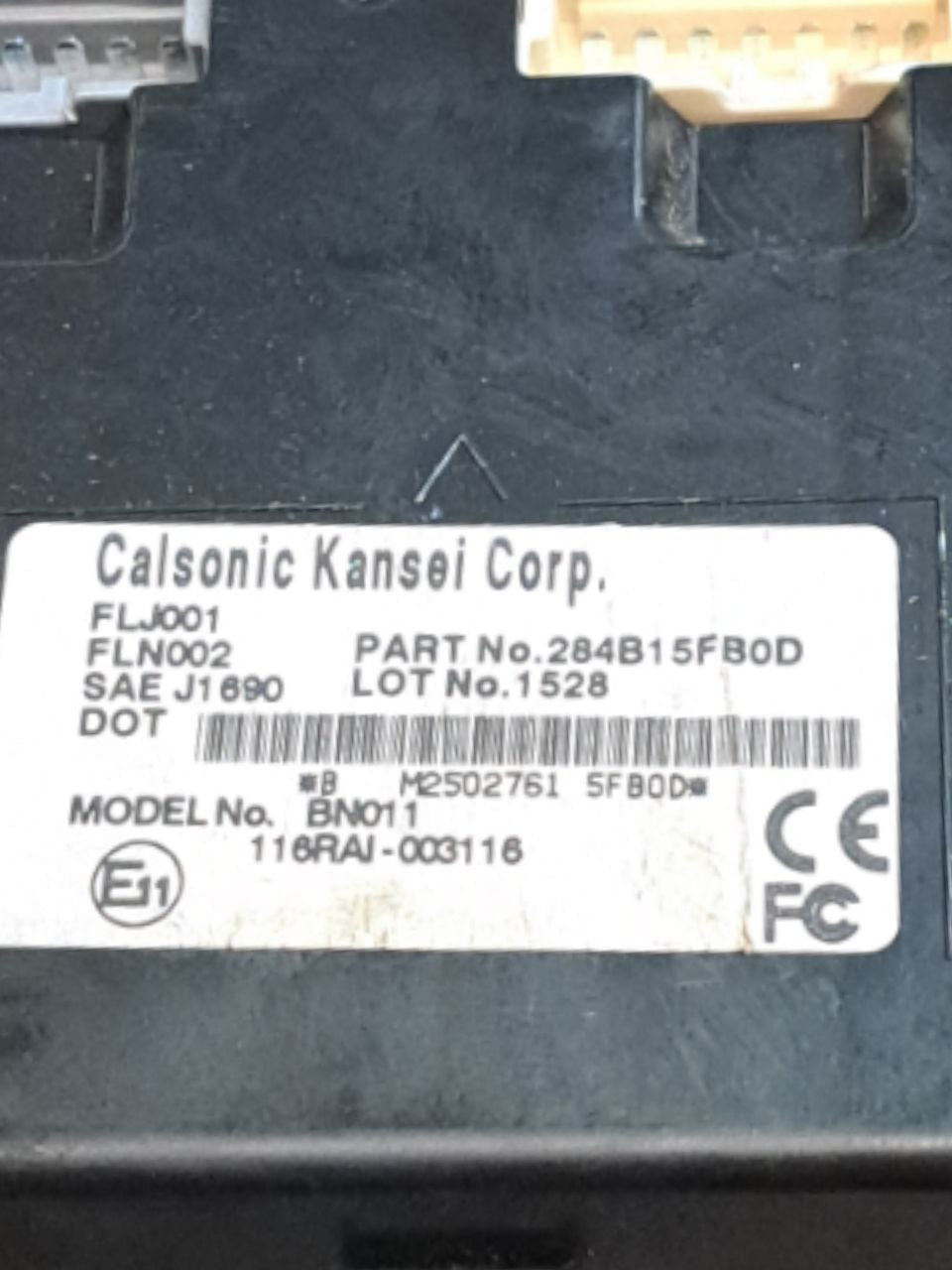 Centralina / Body Computer Nissan Micra K14 1.0 Benzina (2017>) COD:116RAI-003116