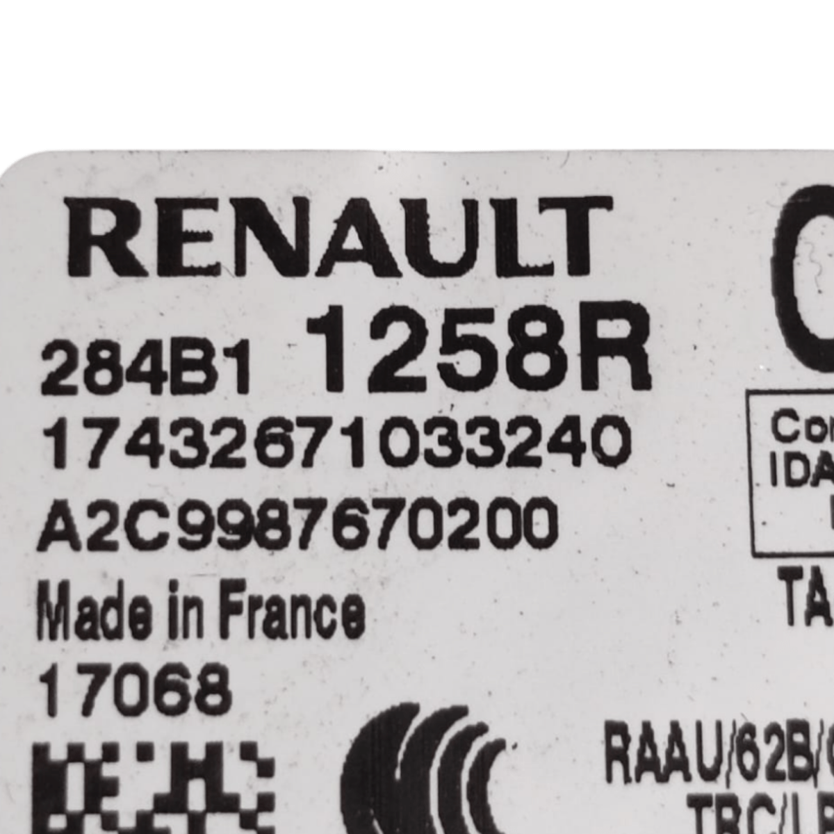 Centralina body computer renault megane iv 1.5 diesel (2015 -) cod: 284b11258r