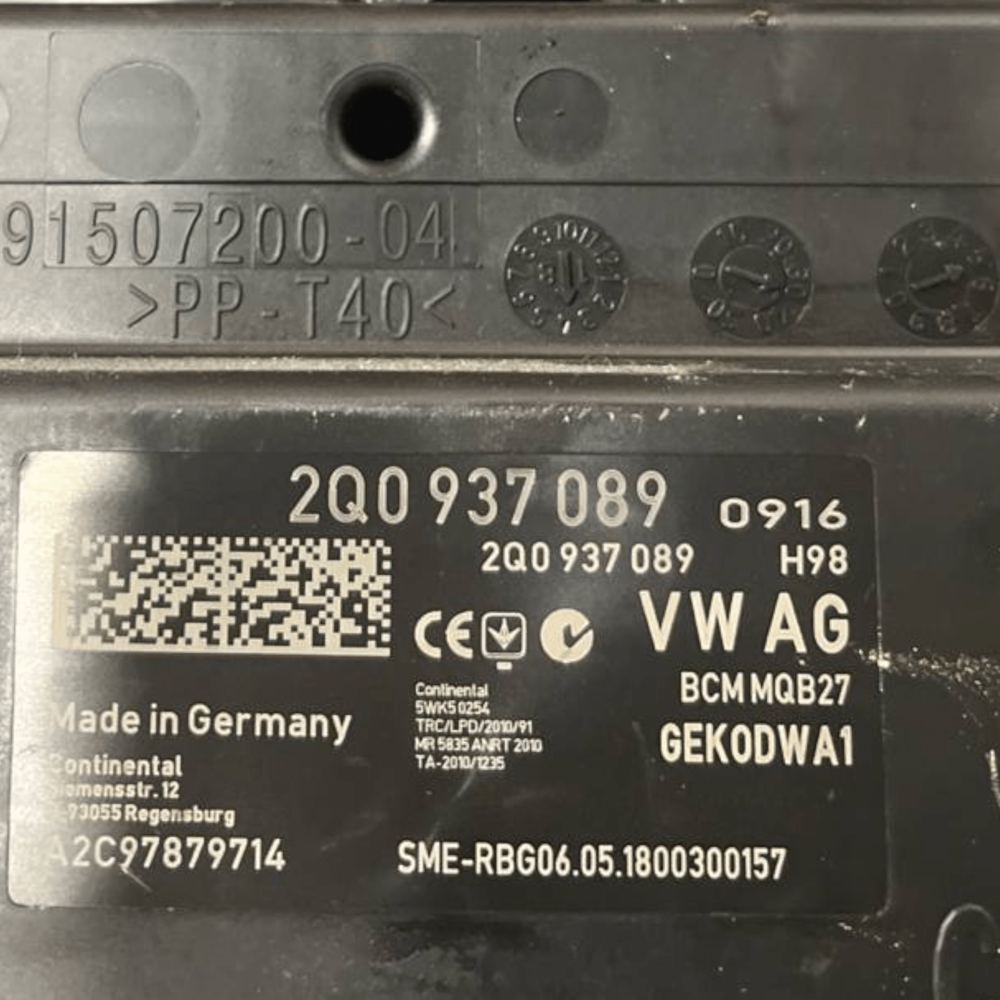 Centralina / Body Computer Volkswagen Polo VI AW1 1.6 Diesel (2017 -) cod: 2Q0937089