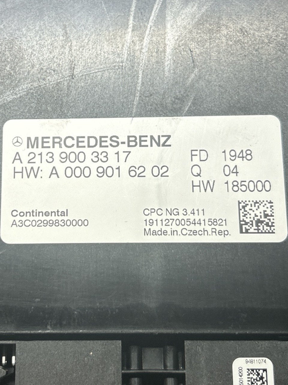 Centralina Cambio Automatico Mercedes Benz Classe A (W177) (2018 > ) cod.A2139003317