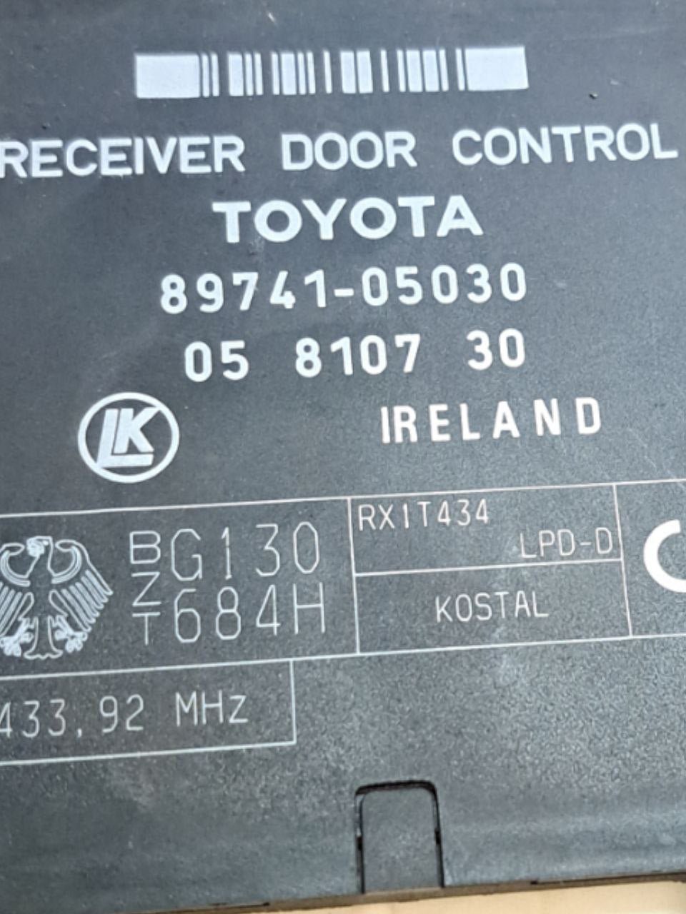 Centralina chiusura Centralizzata porte Toyota Avensis (2005-2011) COD:89741-05030