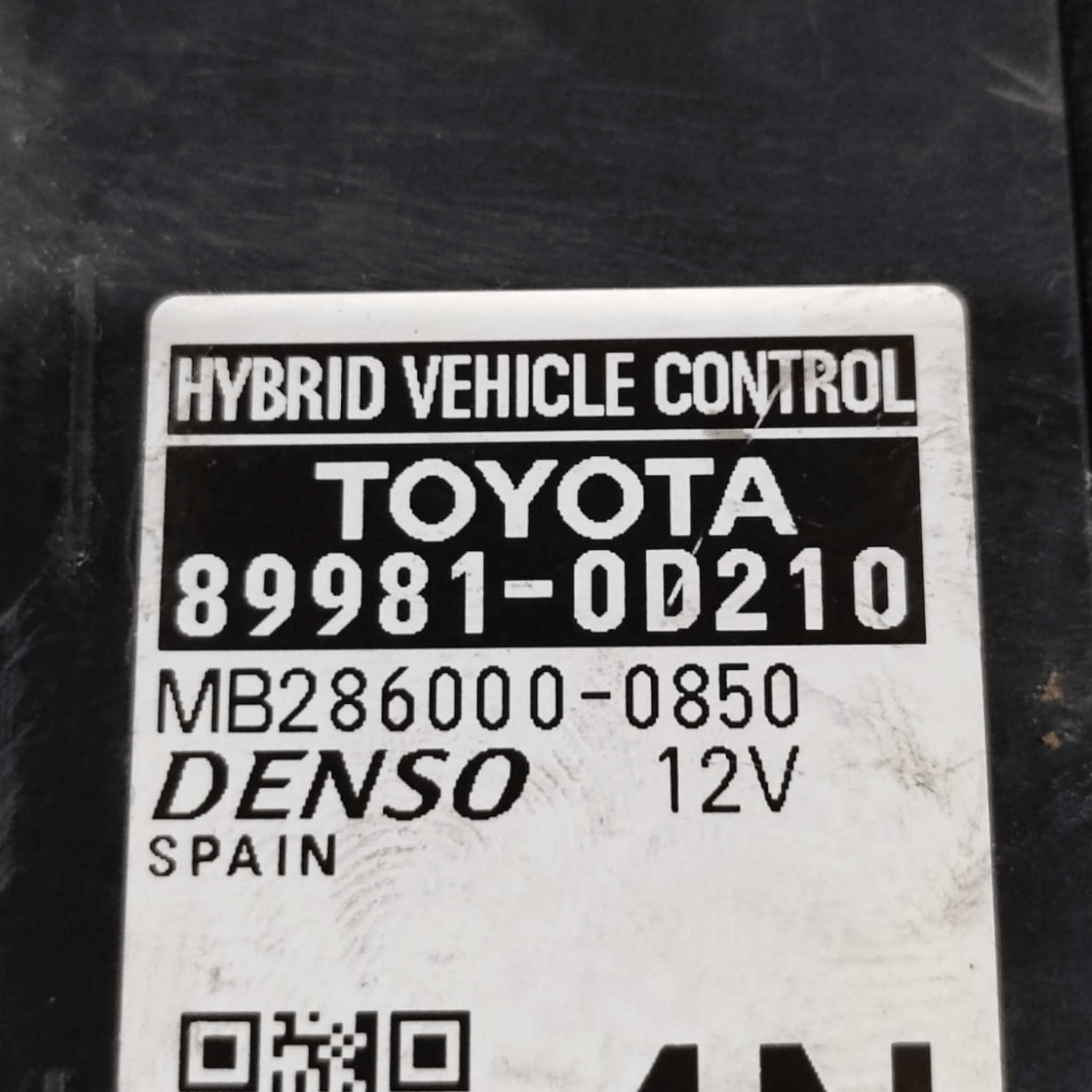 Centralina Controllo Batteria Hybrid Toyota Yaris Cross COD: 899810D210 (2020-)