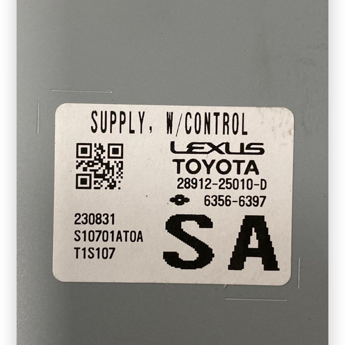 Centralina controllo batteria ibrida Lexus NX II (2021-) Cod: 28912-25010-D