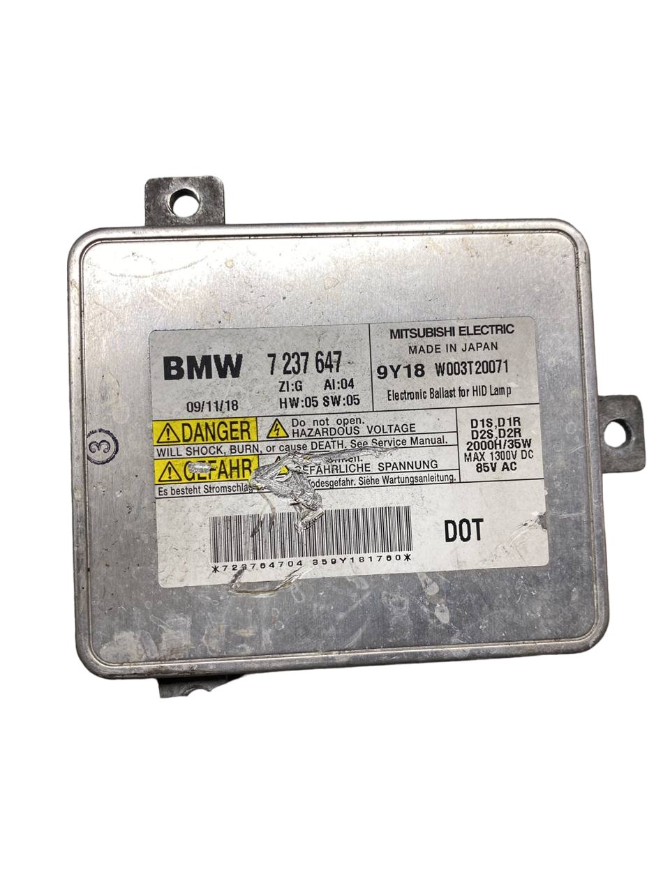 Centralina controllo faro sinistro Bmw 740i (f02 - 2015) cod:7237647