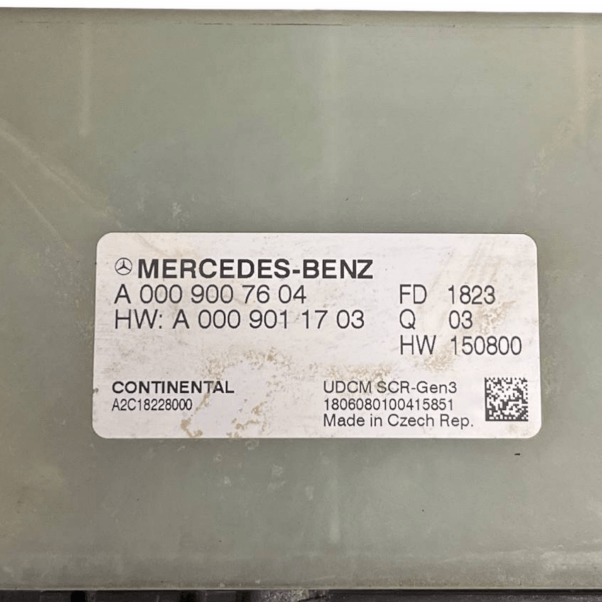 Centralina Controllo Gas di Scarico Mercedes - Benz Classe A W177 2.0 Diesel (2018 -) cod: A0009007604