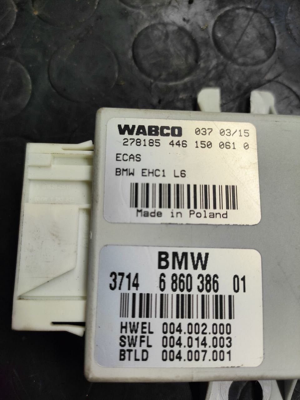 Centralina controllo sospensioni Bmw 520d ( f10 - 2013 ) cod 686038601