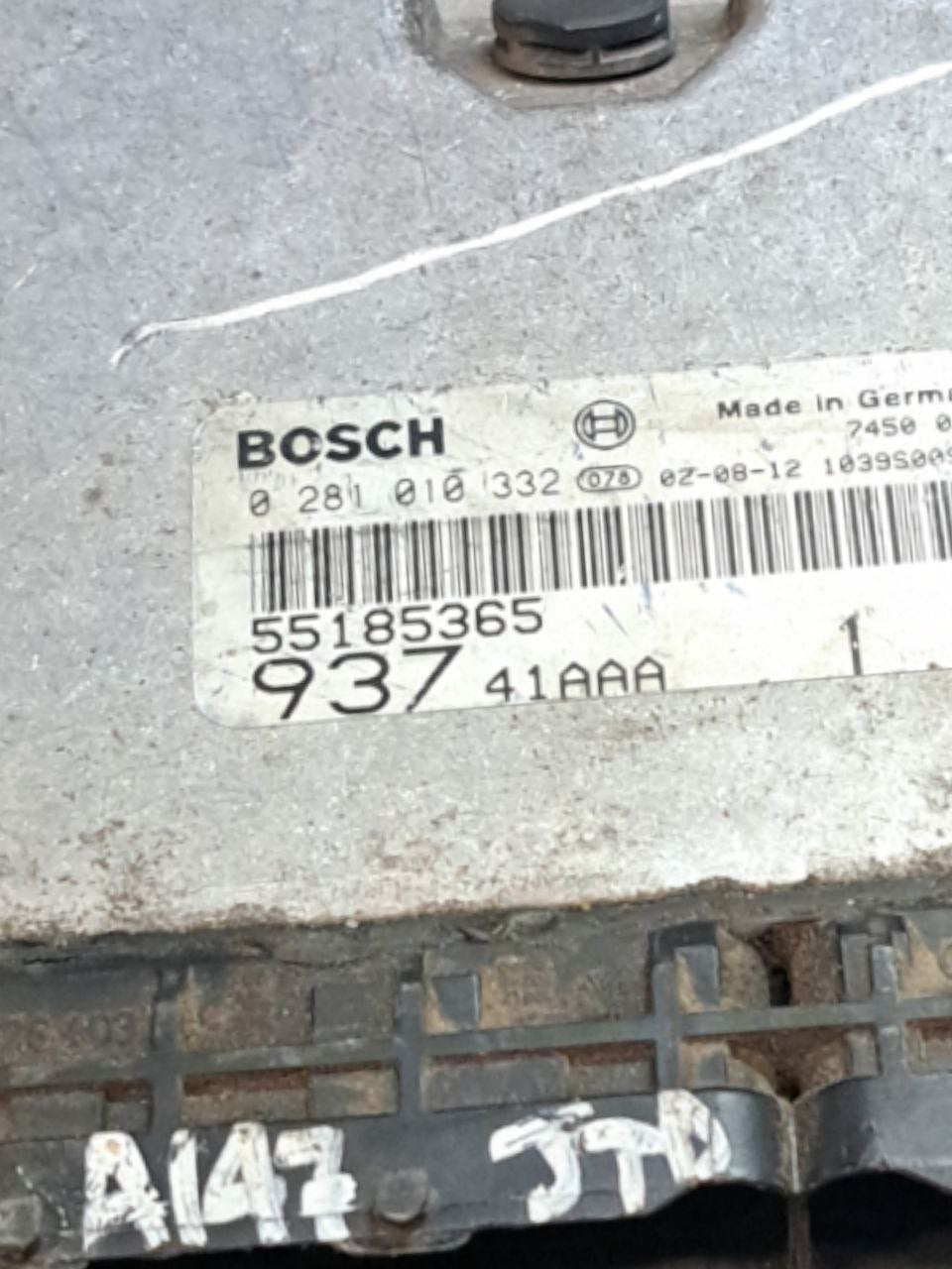 Centralina ECU Motore Alfa Romeo 147 1.9 JTD ( 2000-2005) COD:55185365