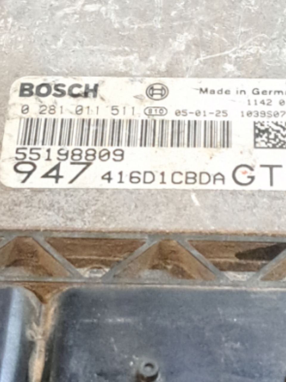 Centralina ECU Motore Alfa Romeo Gt 1.9 diesel (2008) COD:55198809
