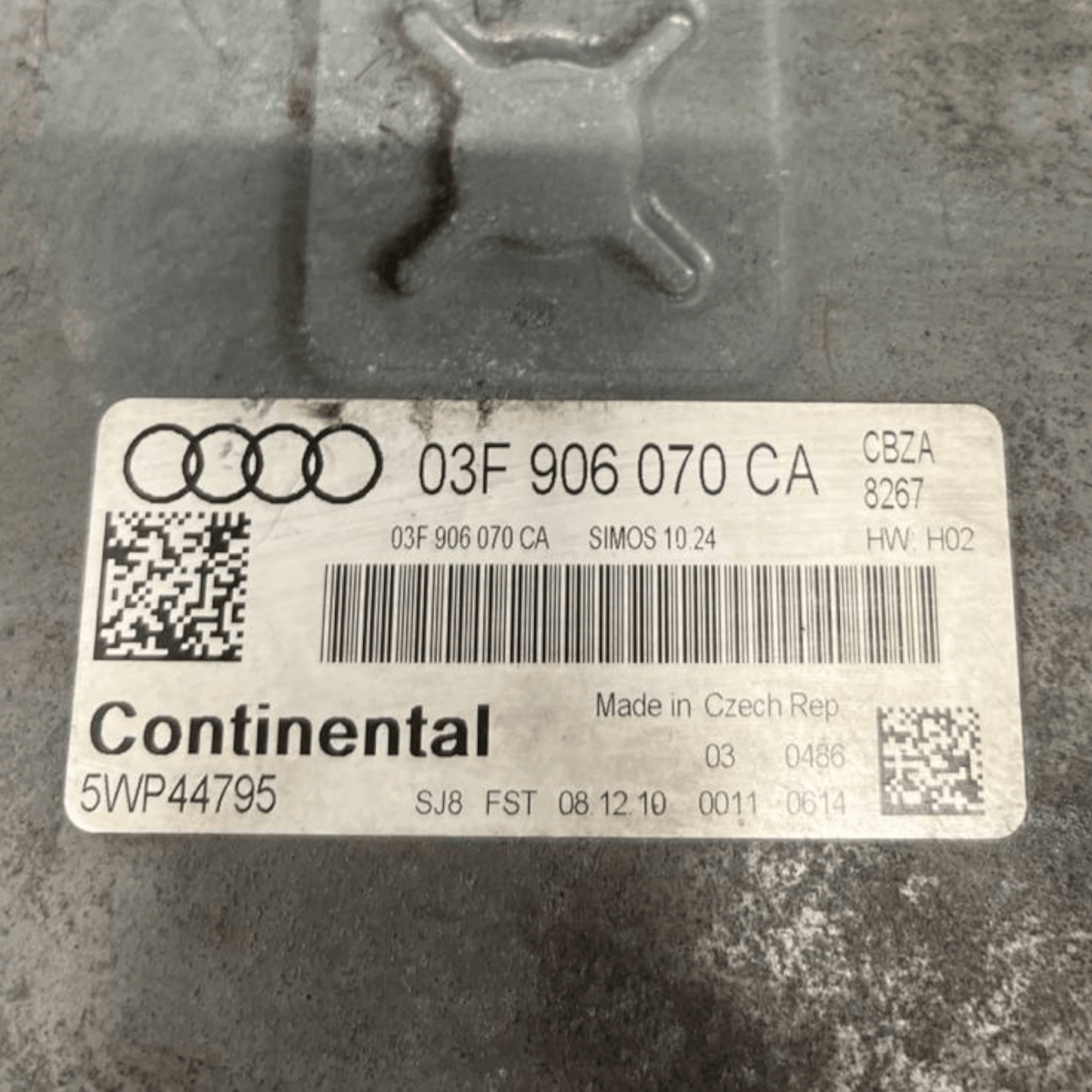 Centralina Ecu Motore Audi A1 8X 1.2 Benzina (2010 al 2018) cod: 03F906070CA