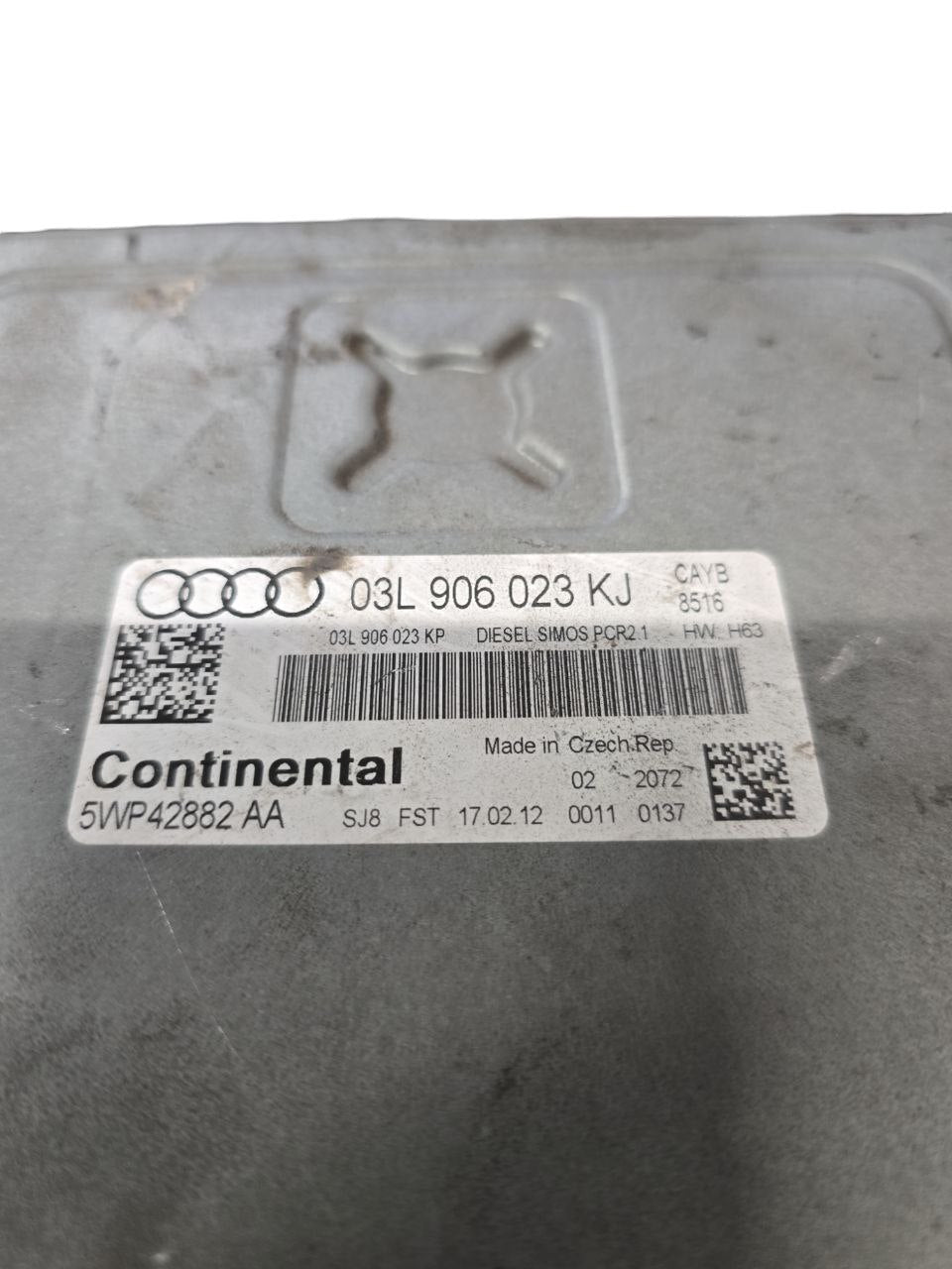 Centralina Ecu Motore Audi A1 8X 1.6 Diesel (2010-2018) Cod : 03L906023KJ