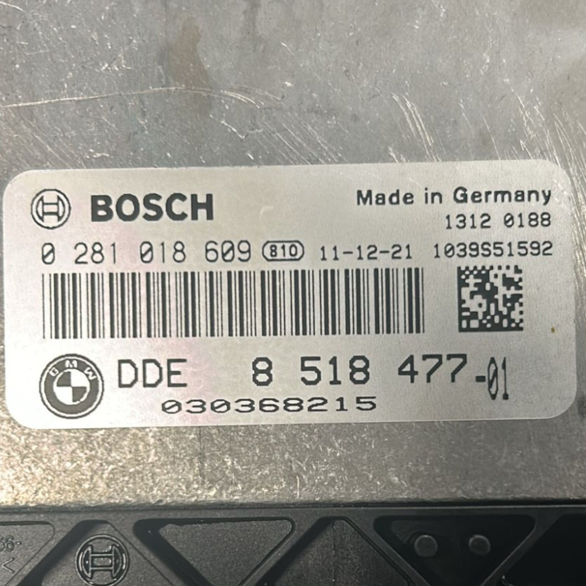Centralina ECU Motore BMW Serie 5 (F10) cod.8518477 2.0 Diesel (Sigla Motore : B47-D20A) (2010 > 2017)