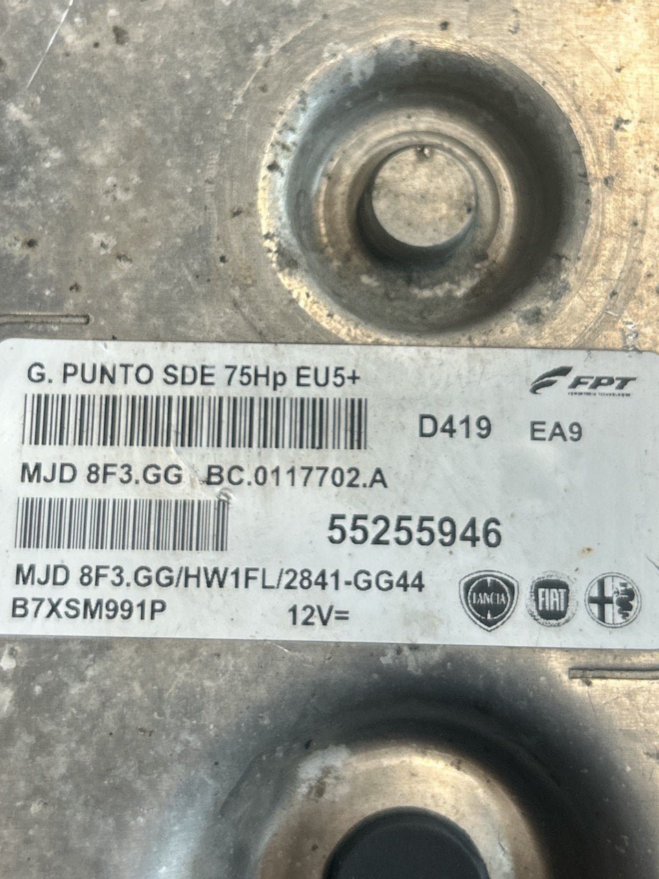 Centralina ECU Motore Fiat Grande Punto 1.3 Diesel (2005 > 2009) cod.55255946
