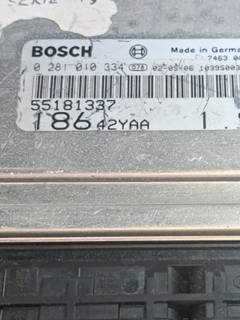 Centralina Ecu Motore Fiat Multipla 1.9 Diesel ( 1998-2003 ) COD:55181337