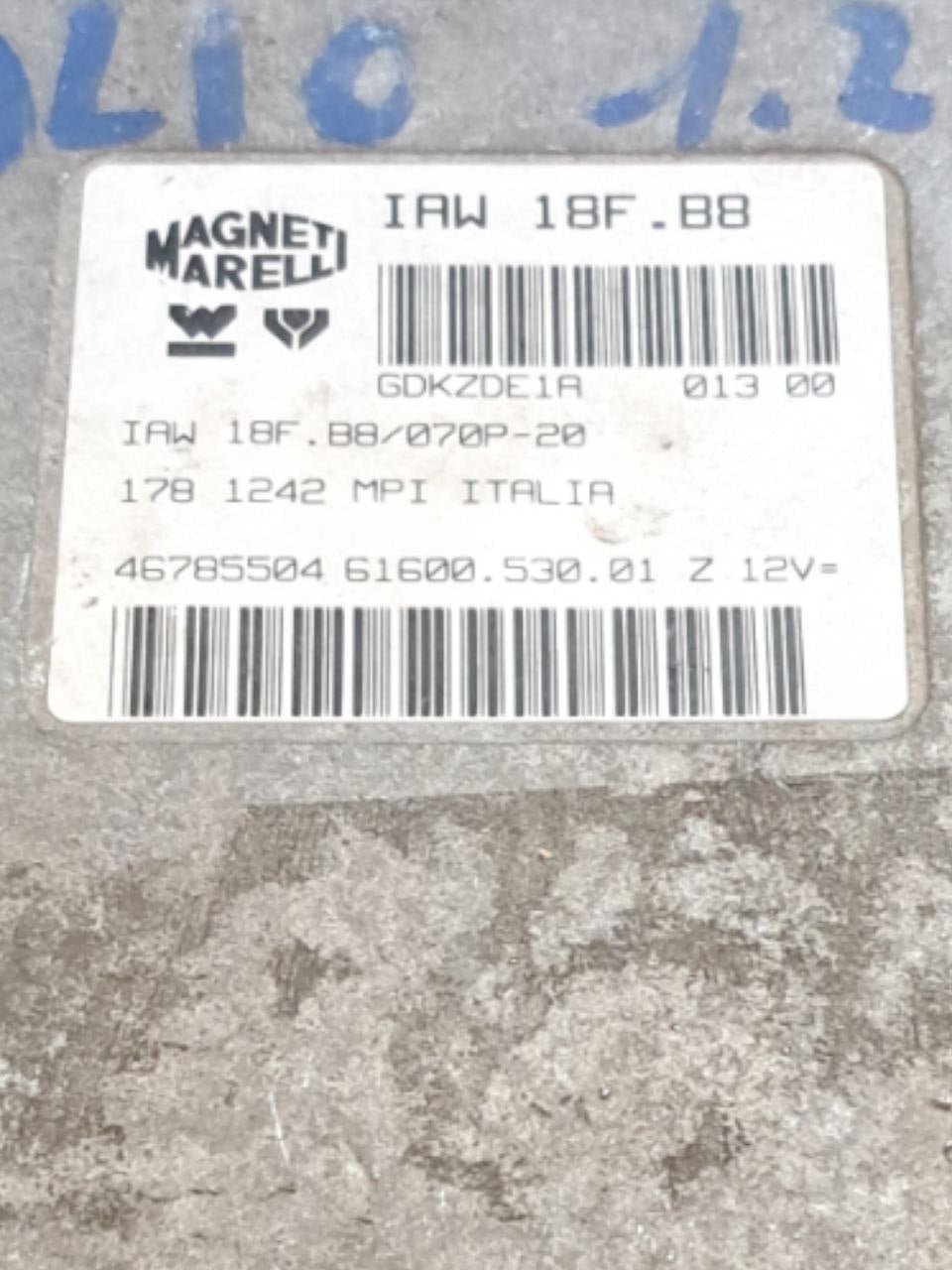 Centralina ecu motore Fiat Palio 1.2 Benzina (2000) COD:46785504