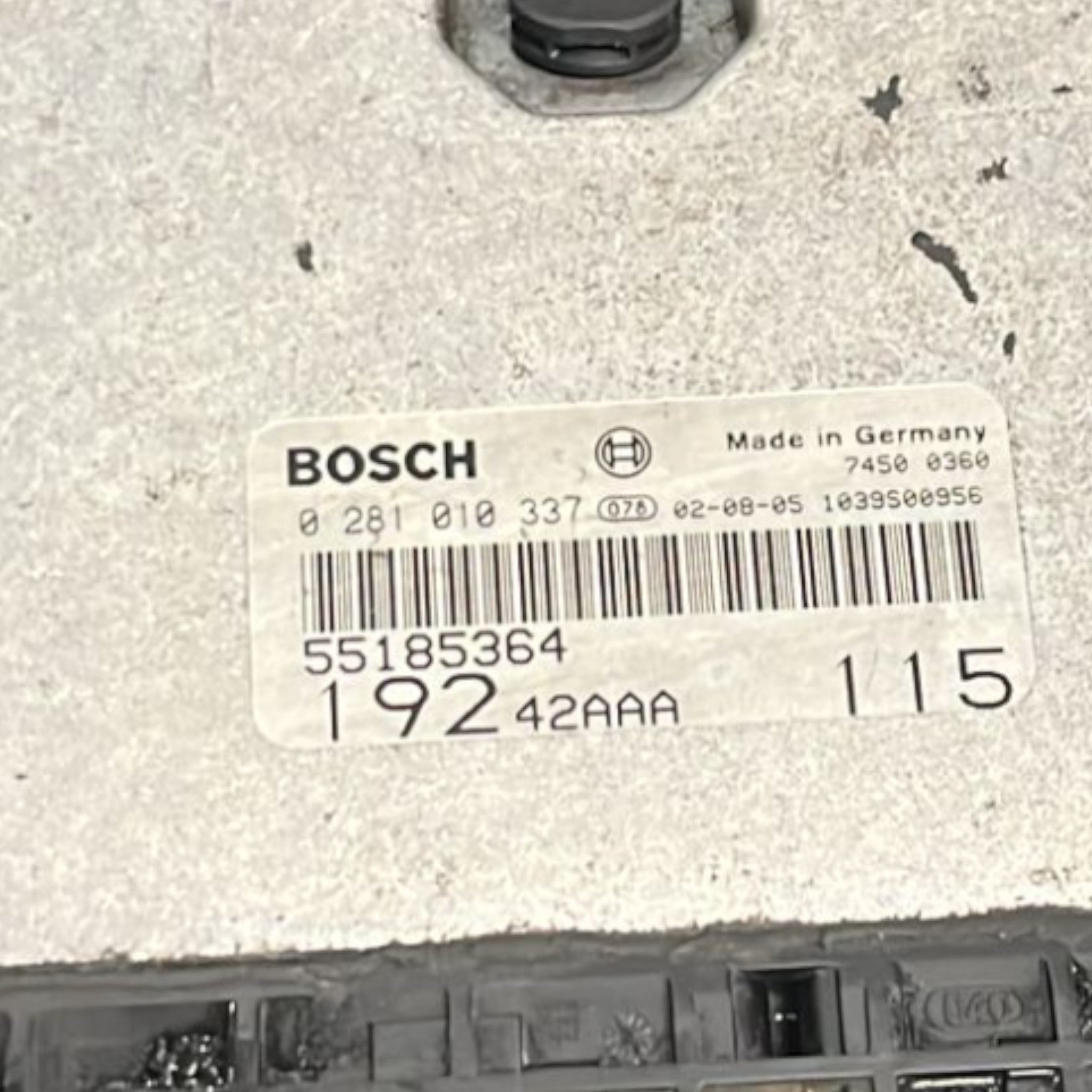 Centralina ECU Motore Fiat Stilo cod:0281010337 1.9 Diesel (2001 >2010)