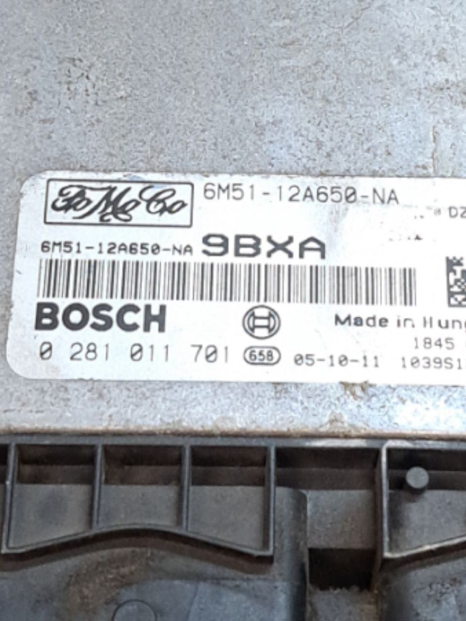 Centralina ECU Motore Ford Focus 1.6 Diesel (2006) COD:6M51-12A650-NA