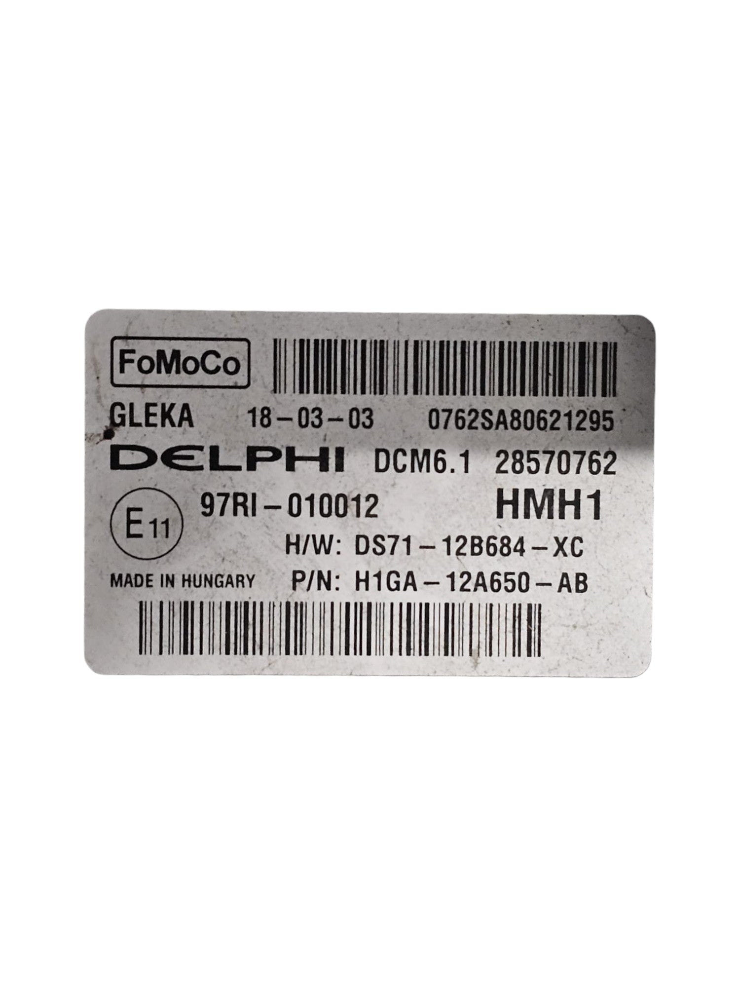 Centralina ECU Motore Ford S-Max II 2.0 Diesel Cod:H1GA-12A650-AB (2015-2023)
