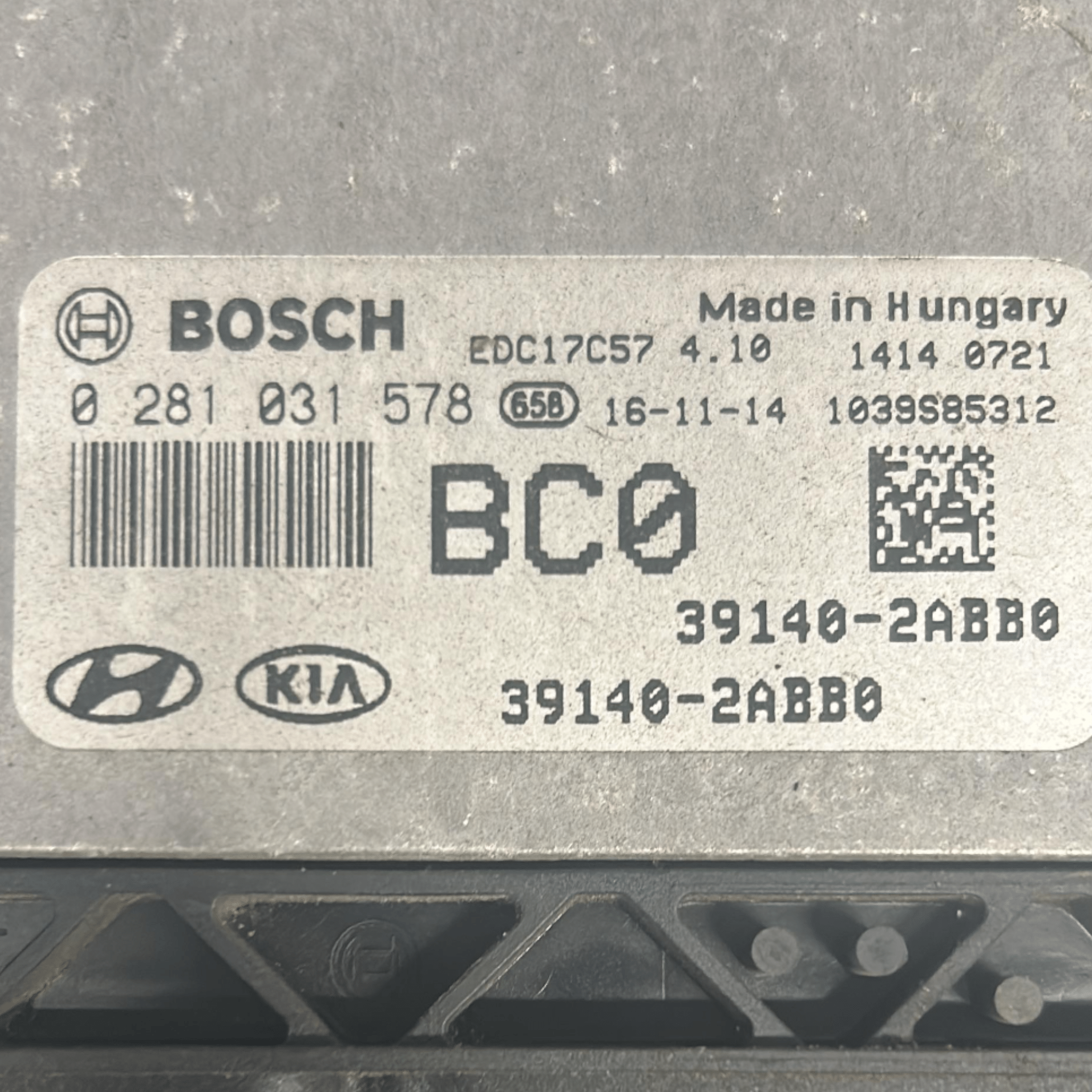 Centralina ECU Motore Hyundai Tucson 1.7 Diesel cod.39140-2ABB0 (2015 > )