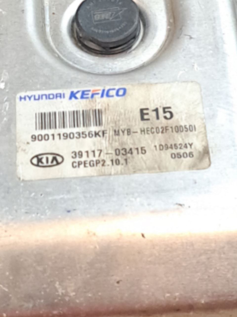 Centralina Ecu Motore Kia Rio 1.2 benzina (2017>) COD:39117-03415