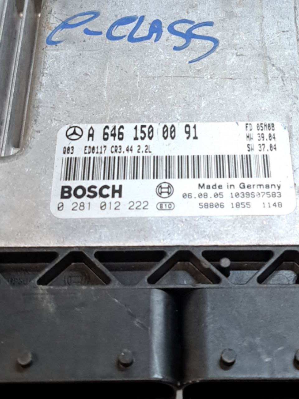 Centralina ECU Motore Mercedes-Benz Classe C W203 - 2.2 diesel  (2005) COD:A6461500091
