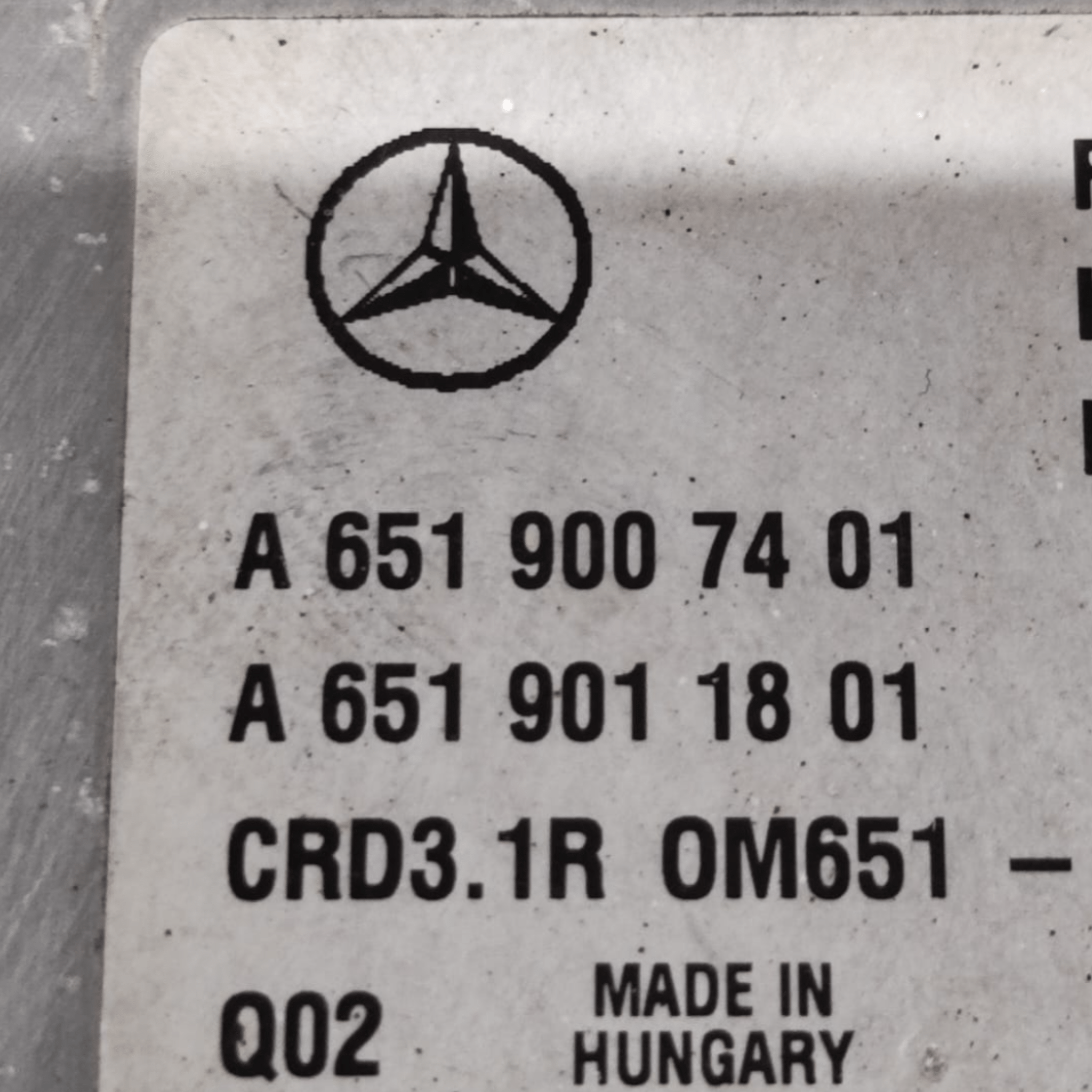 Centralina Ecu Motore Mercedes Classe E W212 2.2 Diesel COD: A6519007401 (2009-2016)