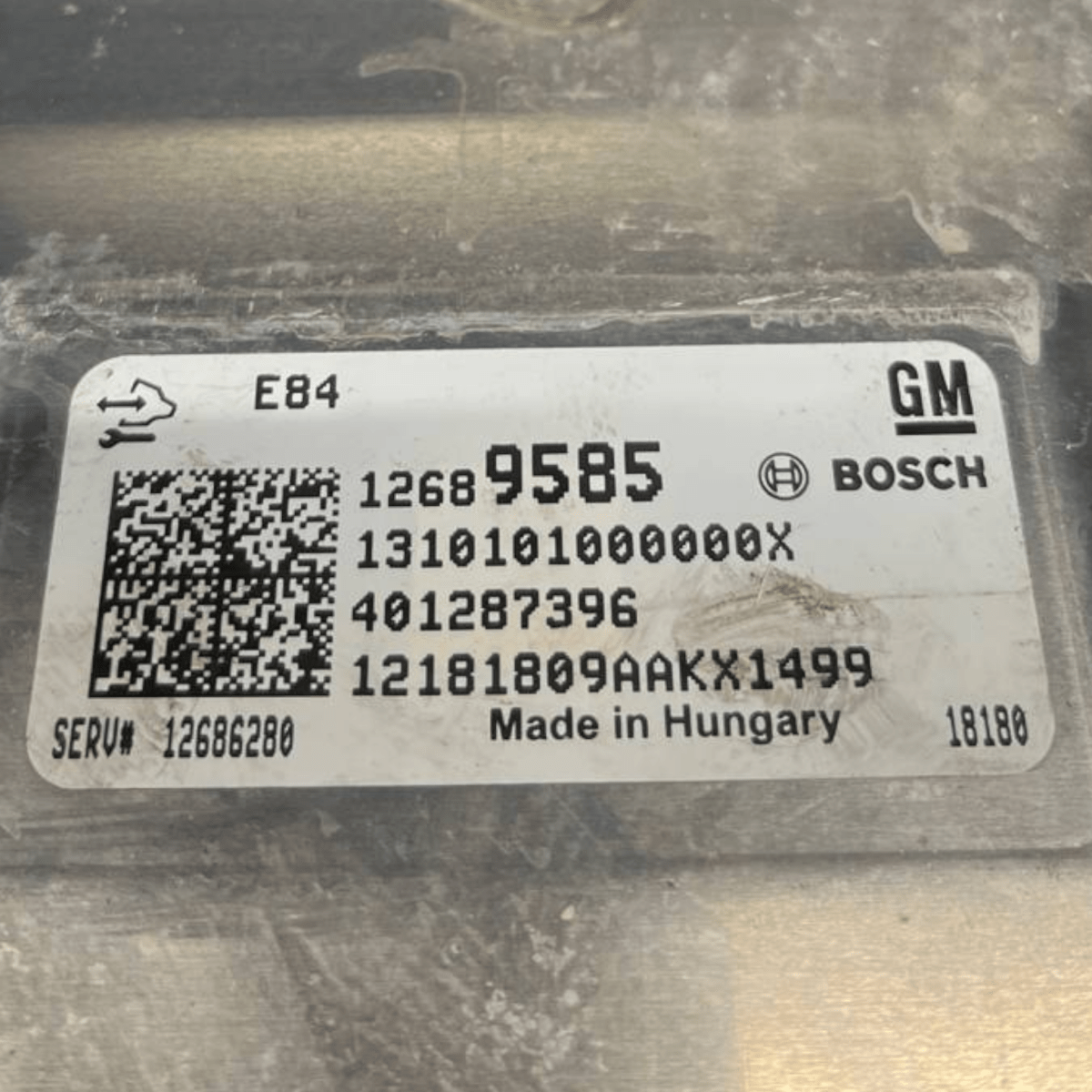 Centralina Ecu Motore Opel Karl 1.0 Benzina (2015 al 2019) cod: 12689585