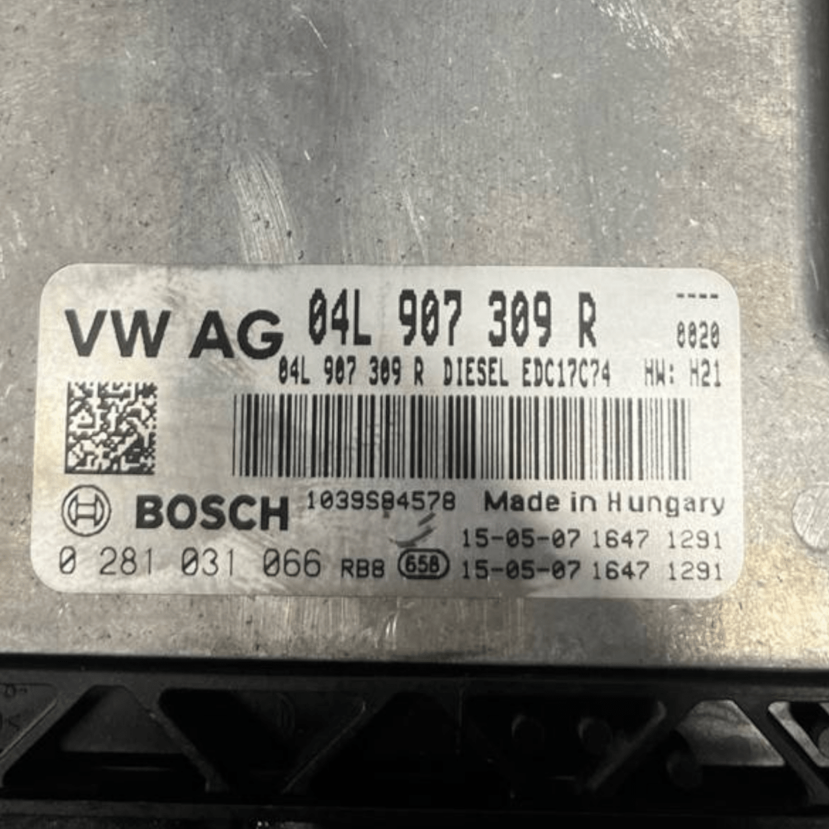 Centralina Ecu Motore Seat Leon III 2.0 Diesel (2012 al 2019) cod: 04L907309R / cod: 0281031066