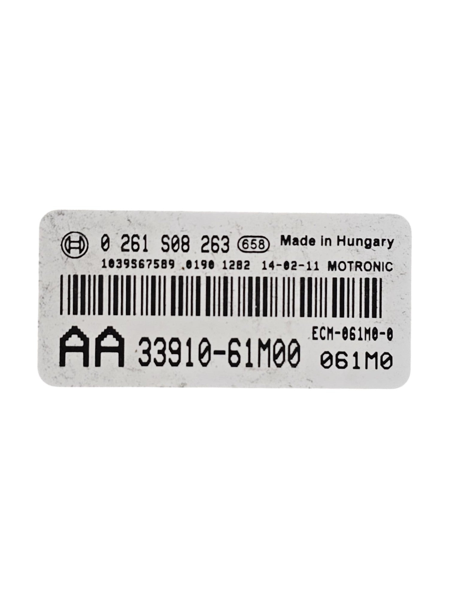 Centralina ECU Motore Suzuki S-Cross JY 1.6 Benzina Cod:3391061M00 (2013-2022)