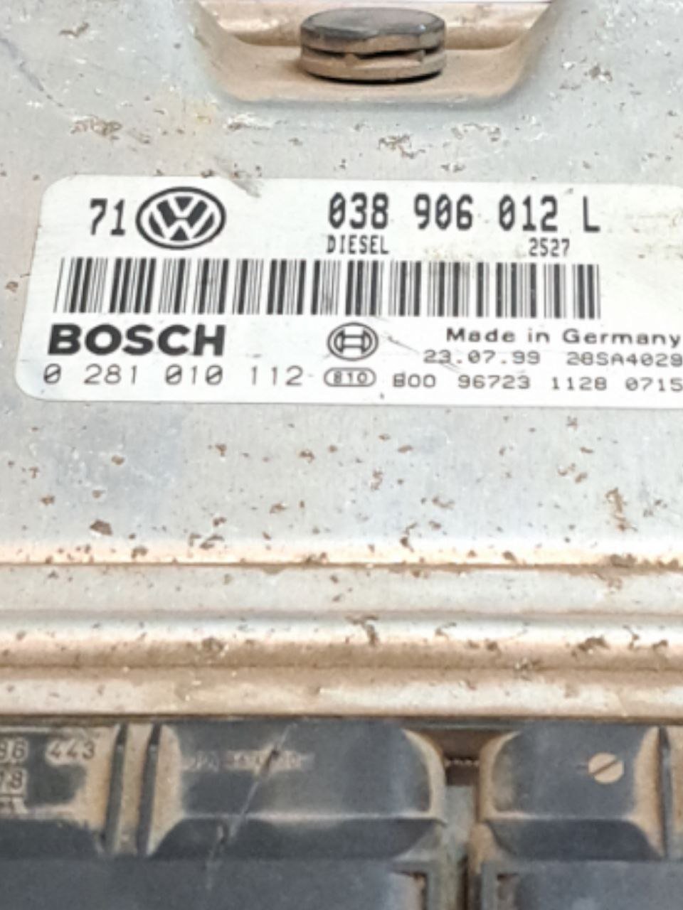 Centralina Ecu Motore Volkswagen Golf IV 1.9 diesel ( 2002) COD:038906012L