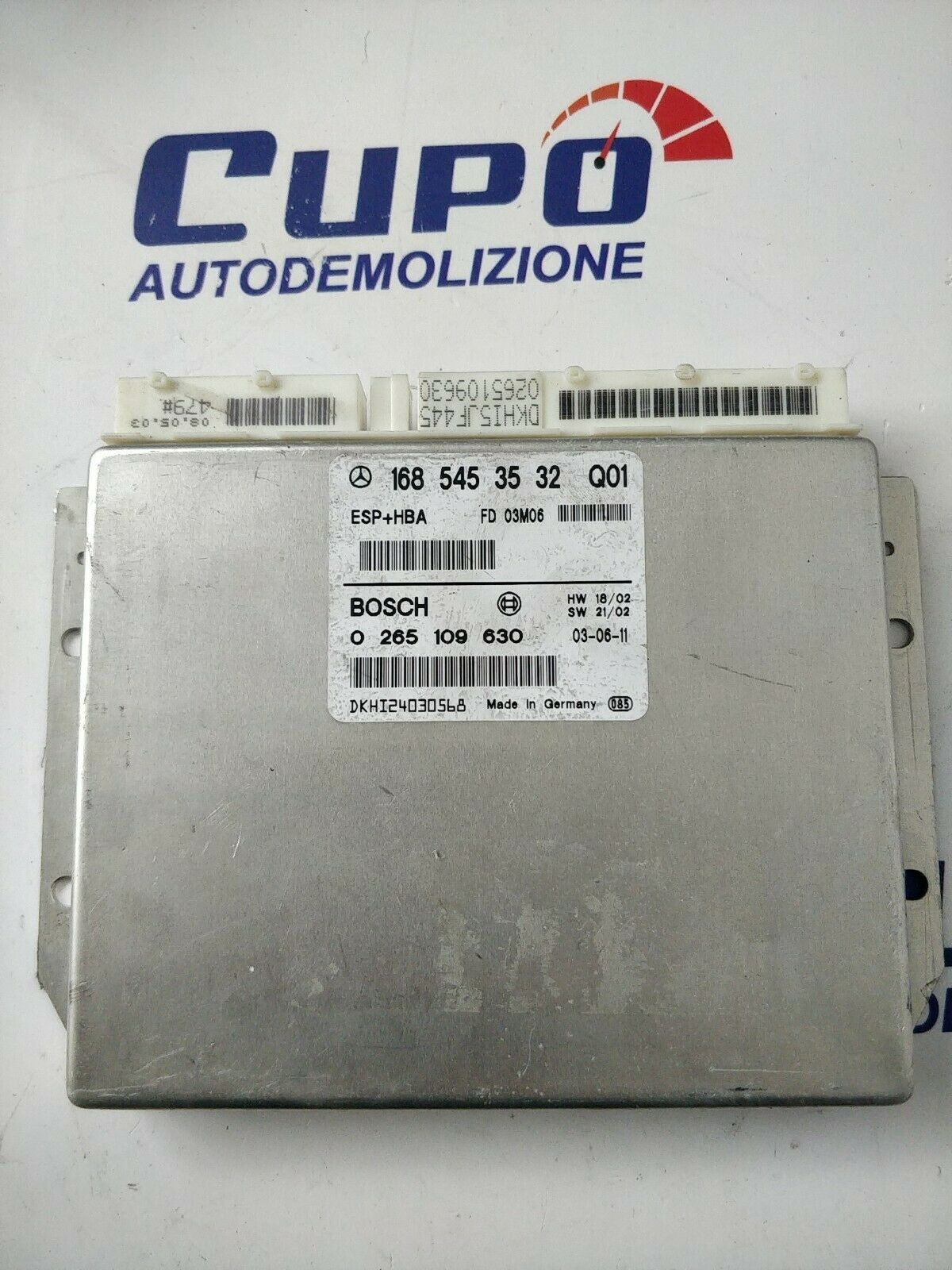 Centralina ESP + HBA MERCEDES A (W168) 0265109630 1685453532