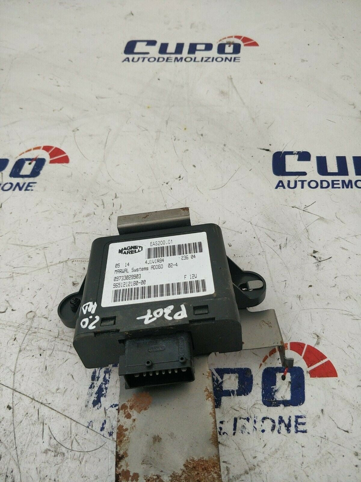 CENTRALINA FAP EAS200.01 PEUGEOT 307 2.0 HDi  9651212180