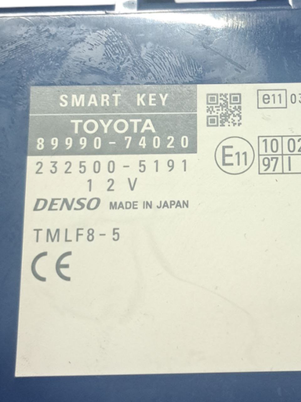 Centralina Keyless Toyota IQ 1.0 Benzina (2008-2015)  COD:89990-74020