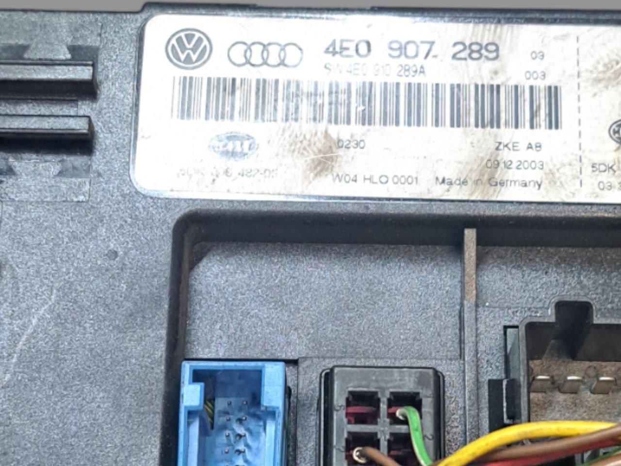 Centralina Modulo Comfort  Audi  A8 4E (2003-2009) COD:4E0907289