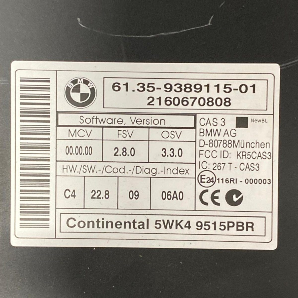 Centralina / modulo comfort mini paceman (2012-2016) Cod: 5wk49515pbr