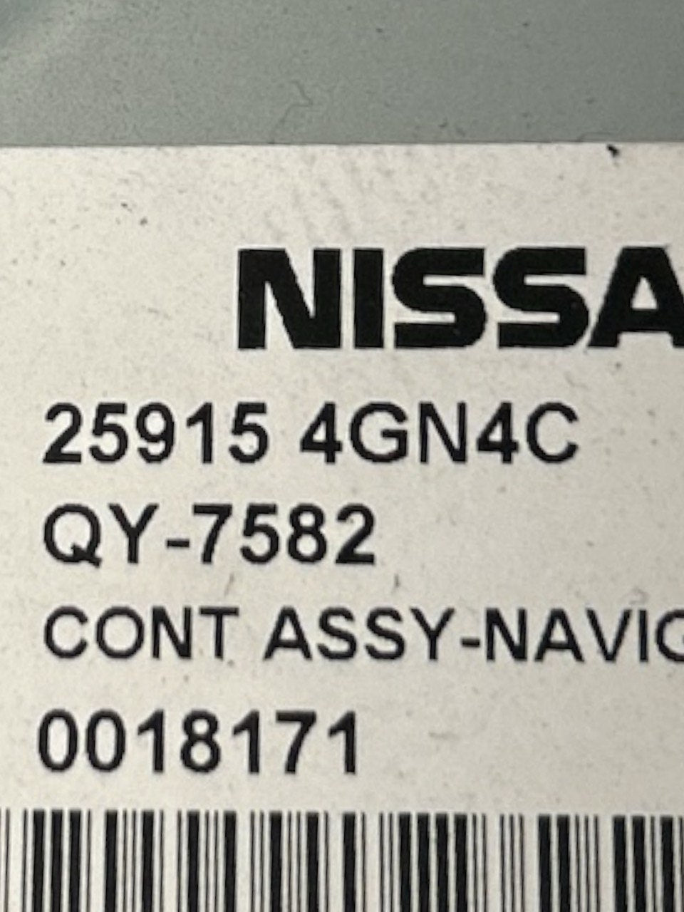 Centralina / Modulo Navigazione / GPS Infiniti (Q30) (2015 > 2019) cod.259154GN4C