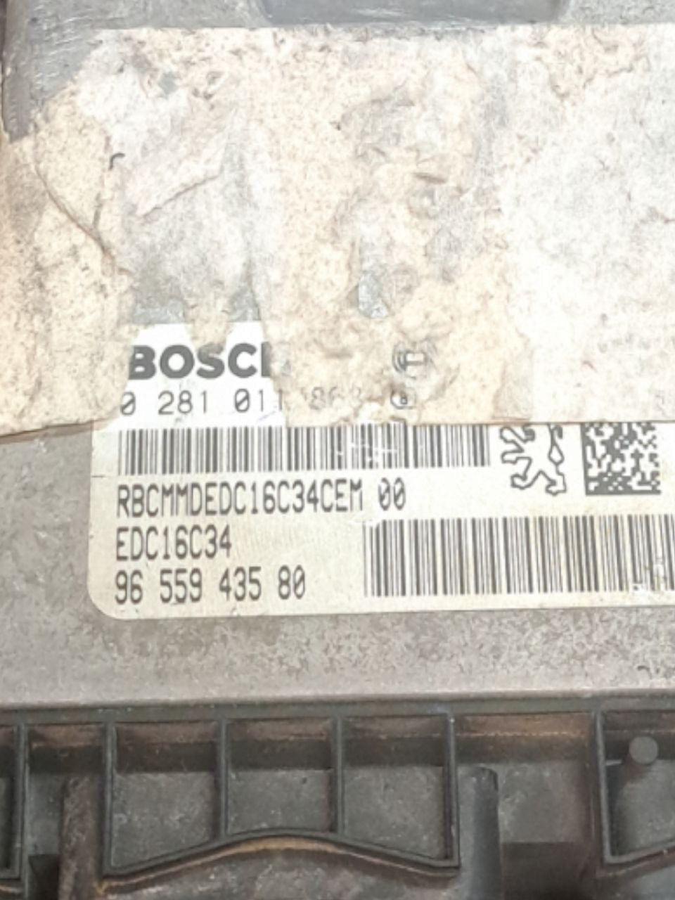 Centralina motore ecu Citroen C4 1.6 hdi (2004-2008) COD:9655943580