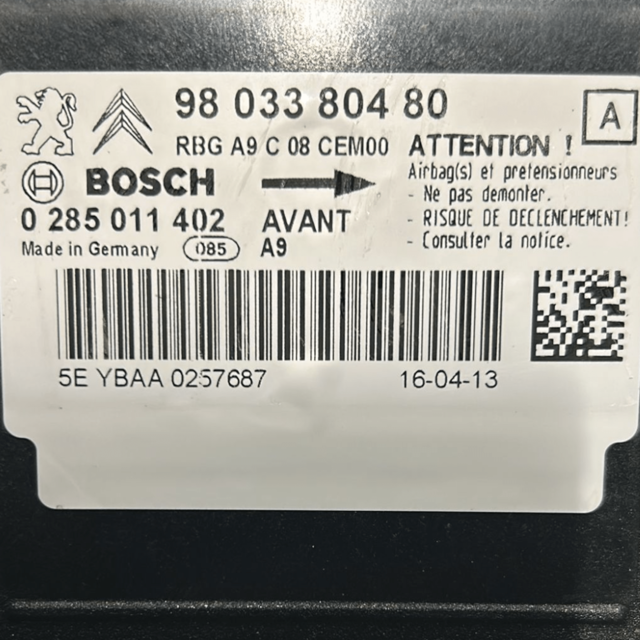 Centralina Peugeot 208 (2012 > 2019) cod:9803380480