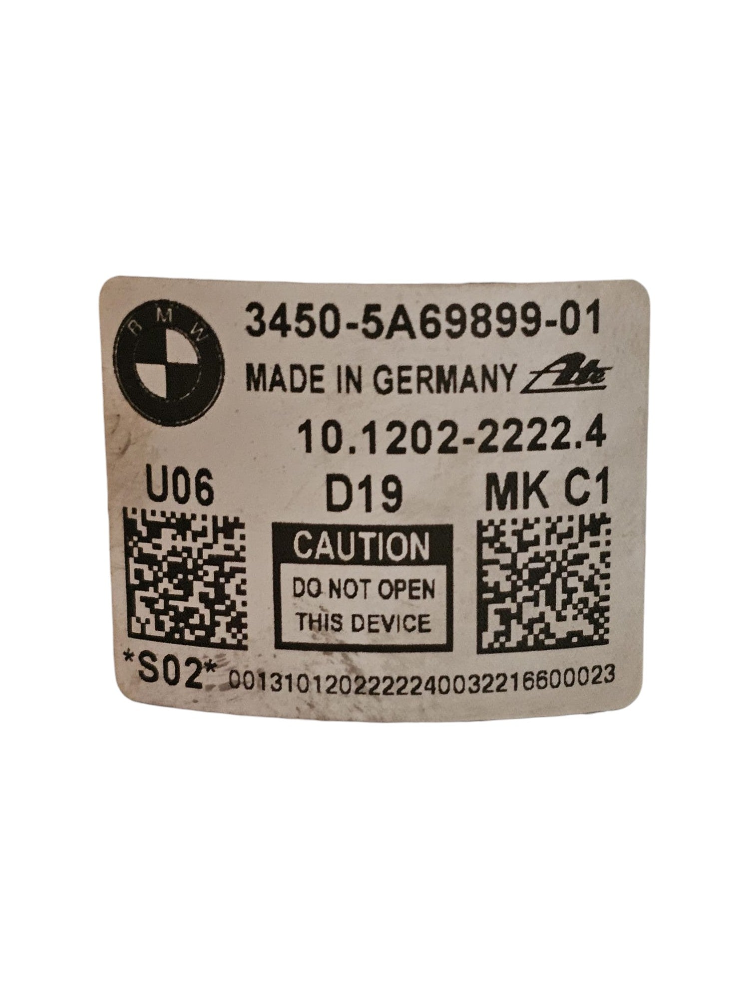 Centralina Pompa ABS Bmw Serie 2 U06 1.5 Benzina Cod:5A69899 (2021->)