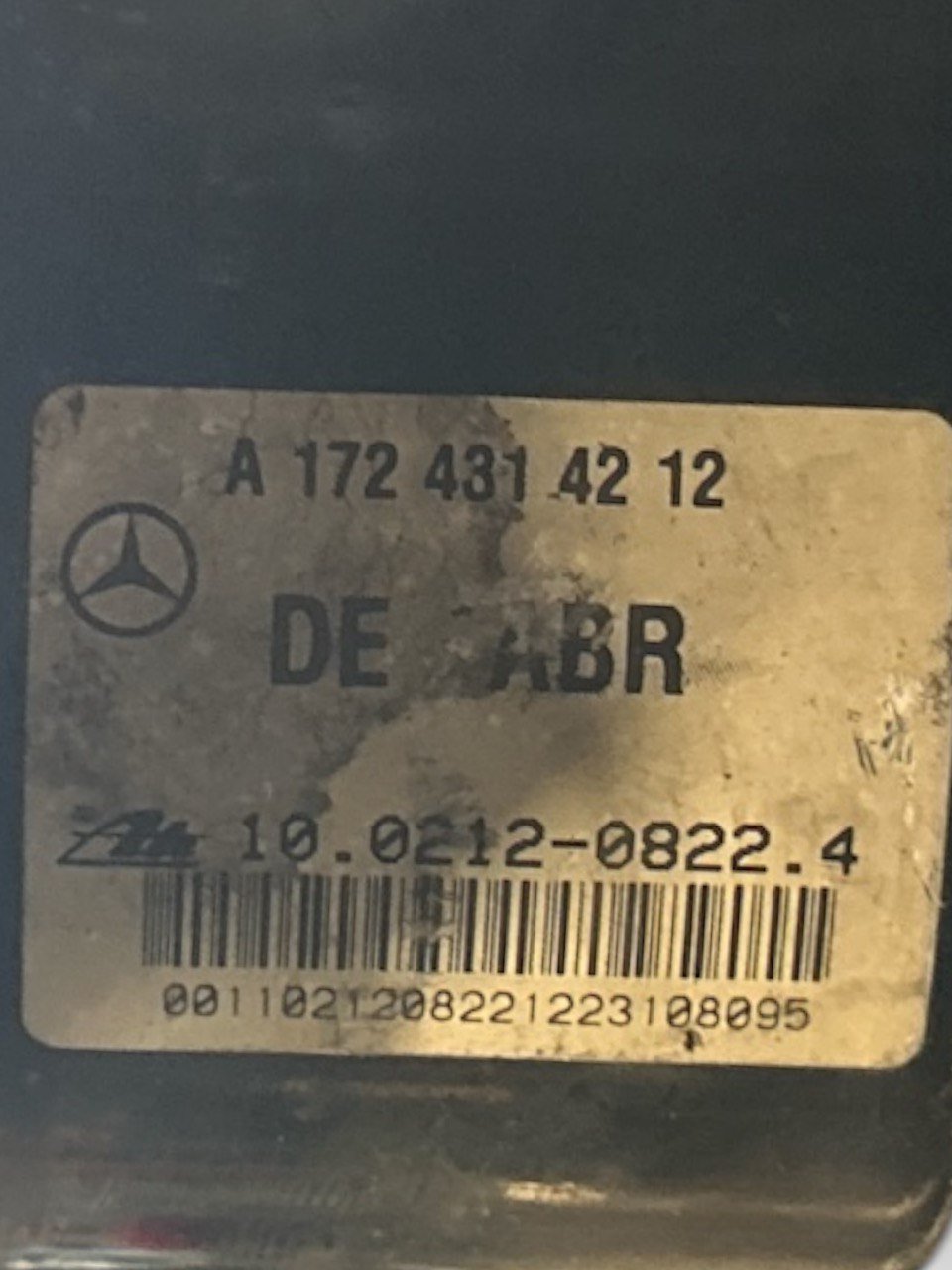 Centralina / Pompa ABS Mercedes Benz Classe C (W204) 2.2 Diesel (2007 > 2015) cod.A1729014000