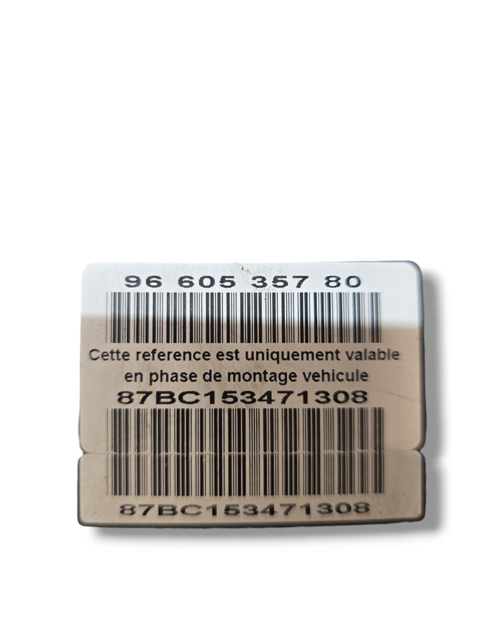 Centralina Pompa Abs Peugeot 307 CC 2.0 Diesel ( 2004 - 2009 ) Cod : 9660535780 - 87BC153471308