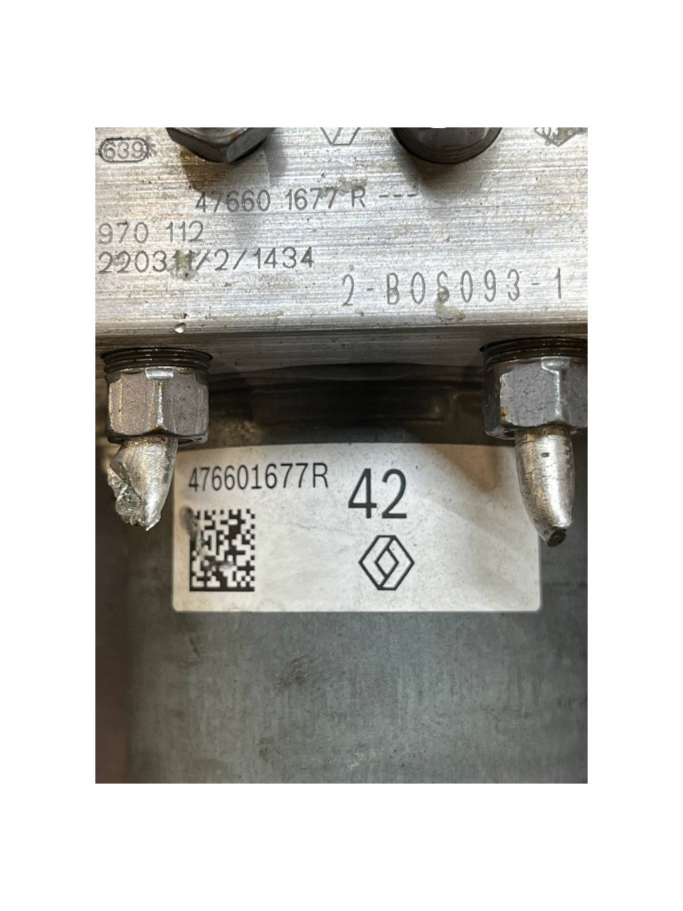 Centralina / Pompa ABS Renault Captur II 1.0 Benzina (2019-> ) cod.476601677R
