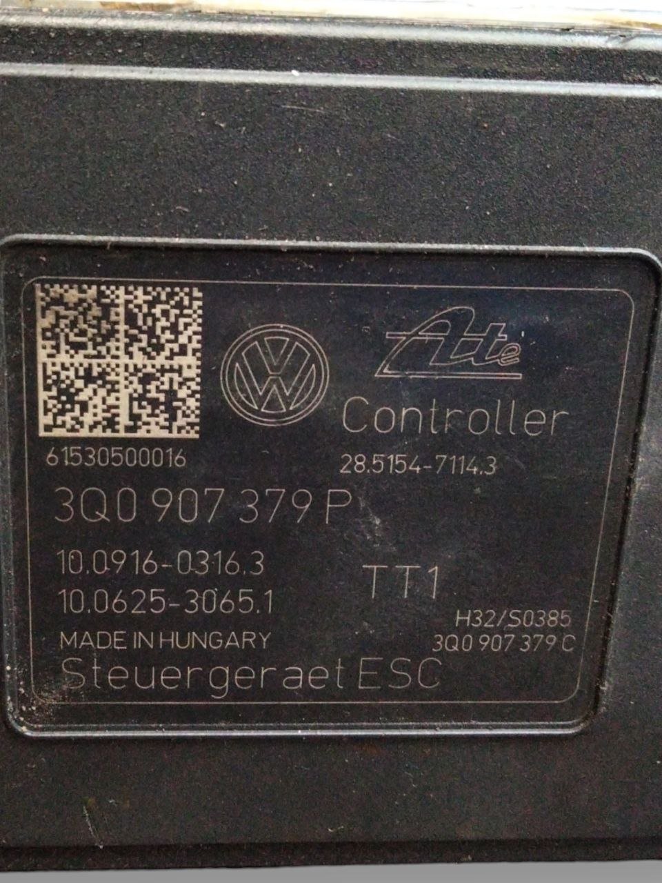 Centralina Pompa Abs Skoda Octavia / Seat Ibiza / Seat Leon / VW Golf  1.4 Benzina (2018 )cod.3Q0614517P