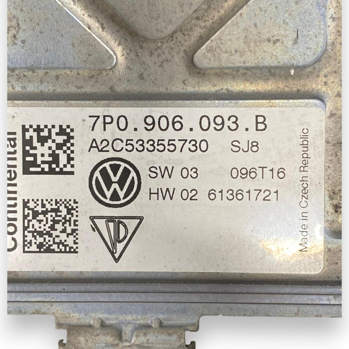 Centralina pompa carburante porsche cayenne ii 92a (2010-2017) Cod: 7p0906093b