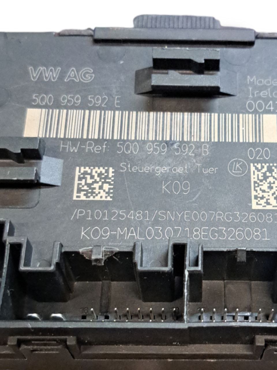 Centralina porta anteriore destra (dx) Audi A3 8V (2012-2020) COD:5Q0959592E