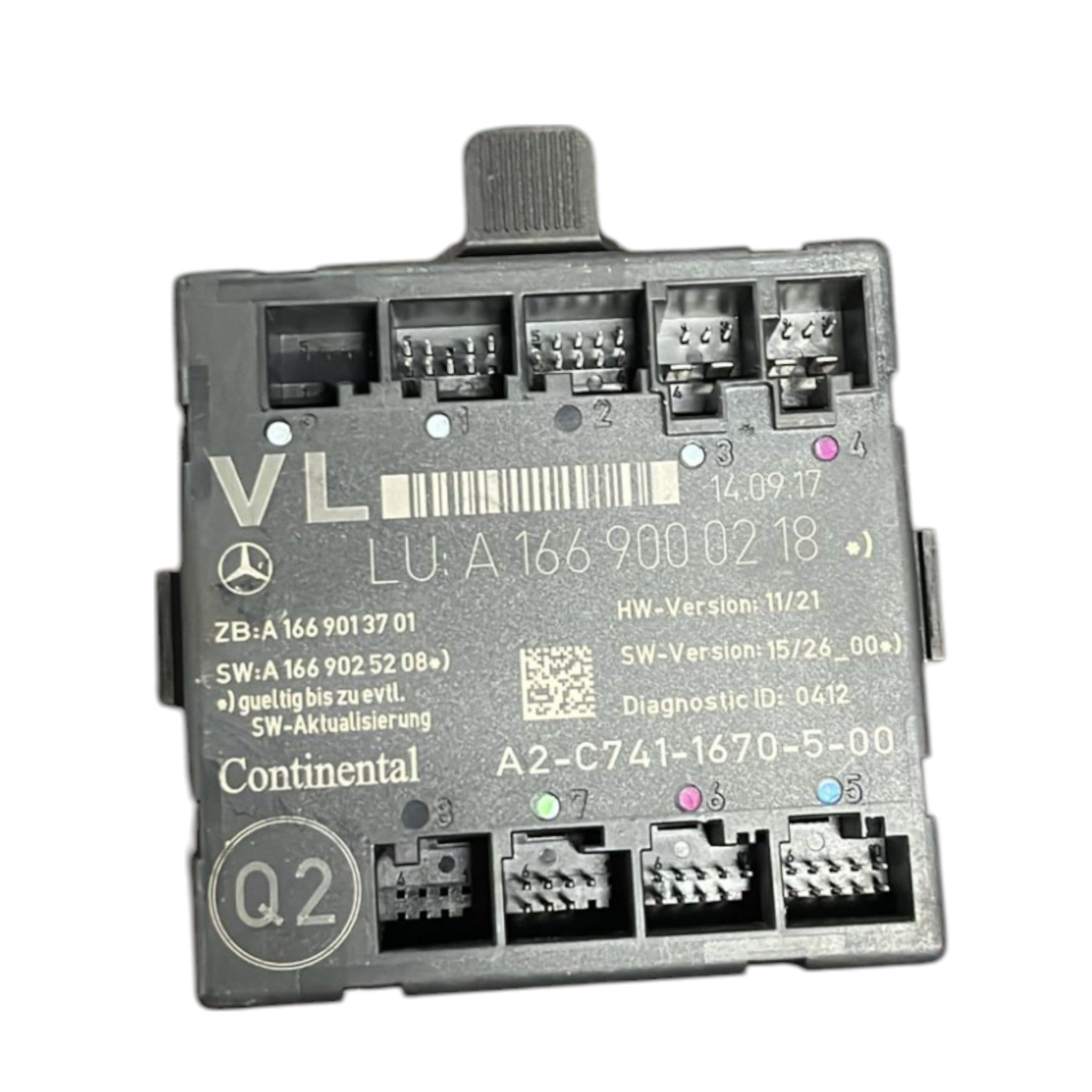 Centralina Porta Anteriore Sinistra Mercedes Benz Classe A (W176) cod.A1669000218 (2012 >2018)