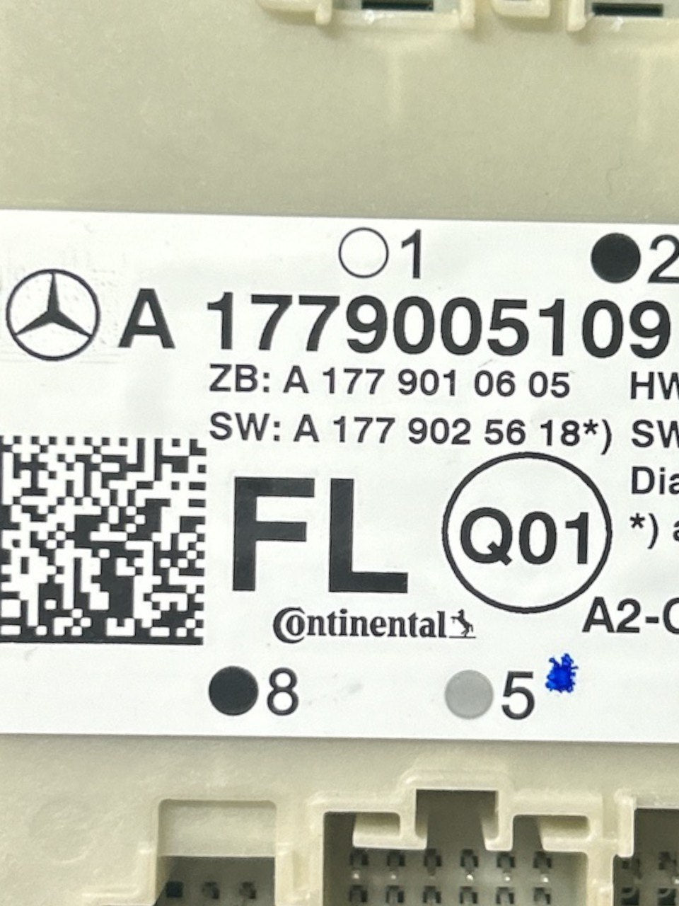 Centralina Porta Anteriore Sinistra Mercedes Benz Classe A (W177) (2018 > ) cod.A1779005109