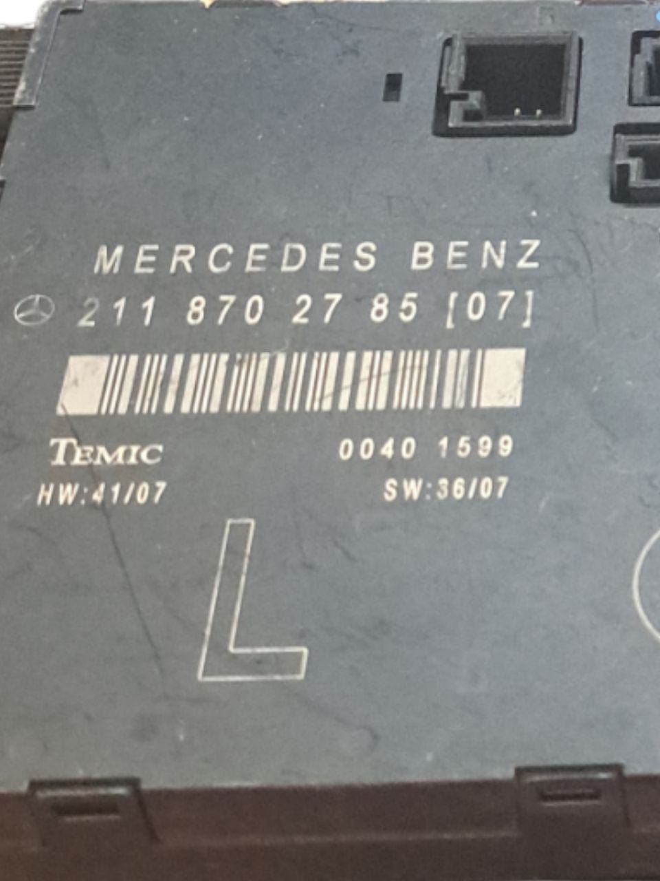 Centralina Porta Anteriore sinistra Mercedes-Benz Classe E W211 COD:2118702785 (2002-2007)